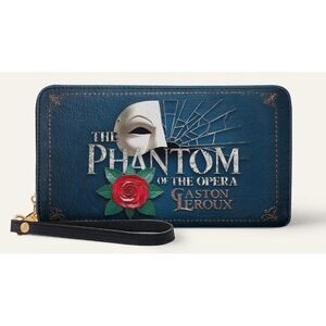 The Phantom Of The OperaWallet Horror Goth Halloween NWT Broadway